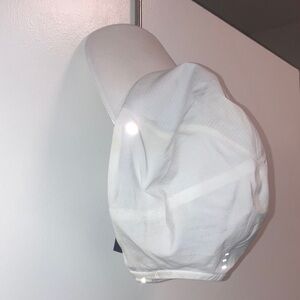 lululemon athletica White athletic hat adjustable good condition